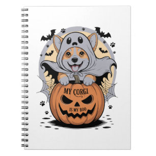 My Corgi is My Boo Halloween Notebook