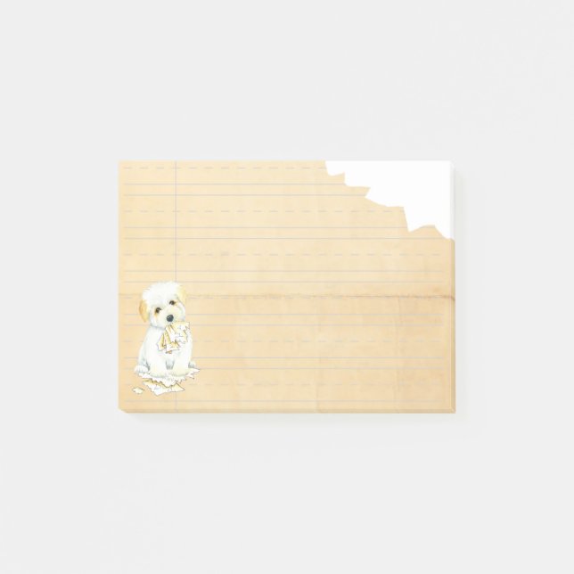 My Coton Ate My Homework Post-it Notes (Front)