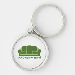 My Couch or Yours? Key Ring