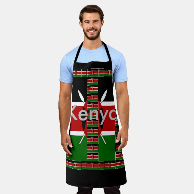 My Country Is Kenya Apron (Worn)