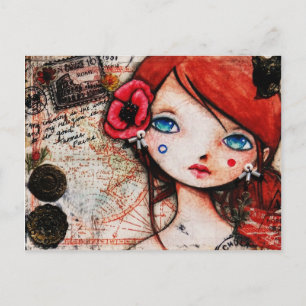 My Country is the World Postcard