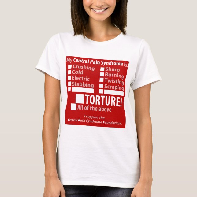 My CPS Symptom Checklist T-Shirt (Front)