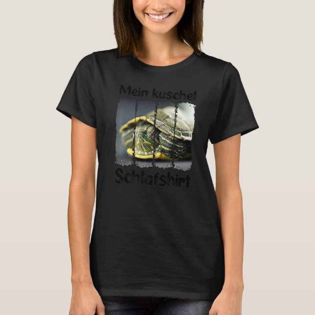 My Cuddle Sleep Turtle Tortoise Land Turtle T-Shirt (Front)
