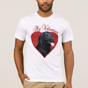 My Curly-Coated Retriever Valentine T-Shirt