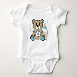 My Cute Tedy Bear Baby Bodysuit
