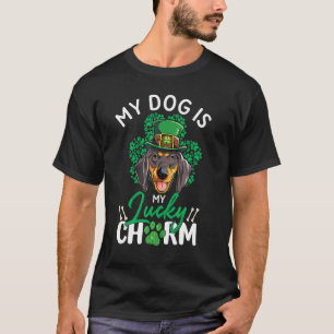 My Dachshund Is My Lucky Charm Dog Lover St Patric T-Shirt