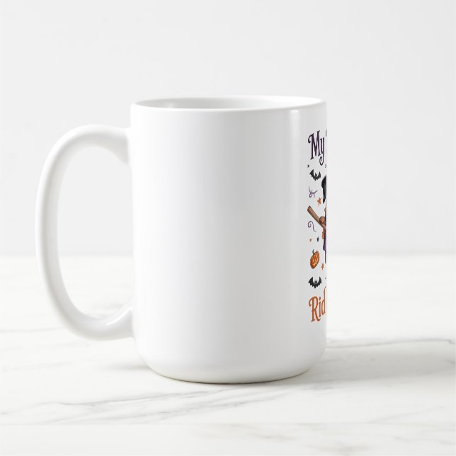 My Dachshund Rides Shotgun Coffee Mug (Left)