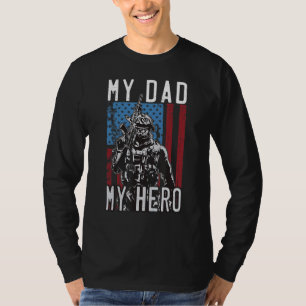 My Dad Hero Veteran Pride Soldier Veteran Day T-Shirt