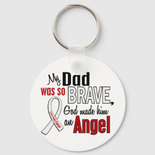 My Dad Is An Angel Lung Cancer Key Ring