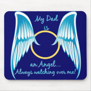 My Dad is an Angel Mouse Pad