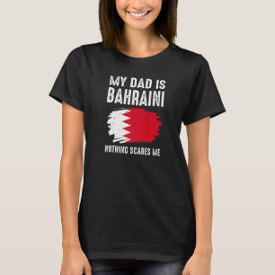 My Dad Is Bahraini Bahrain Pride Flag Heritage Roo T-Shirt