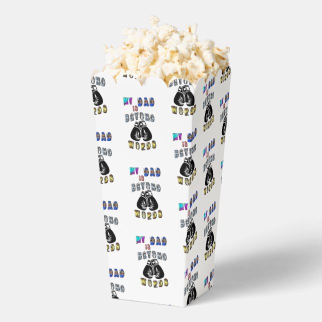 My Dad Is Beyond Words Favour Box (Popped)