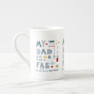 My Dad is Fab Bone China Mug