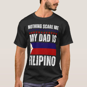 My Dad is Filipino Philippine Pride Flag Heritage  T-Shirt