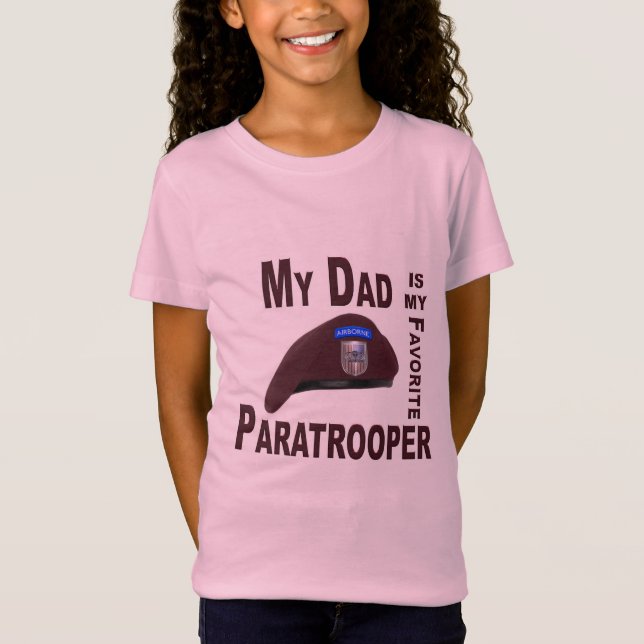 My Dad is my Favourite Paratrooper T-Shirt (Front)
