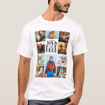 My dad is my hero 10 photo collage best dad white