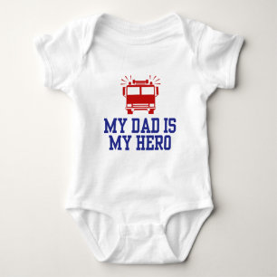 My Dad Is My Hero Baby Bodysuit