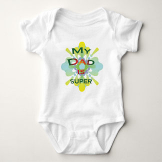 My dad is Super Baby Bodysuit