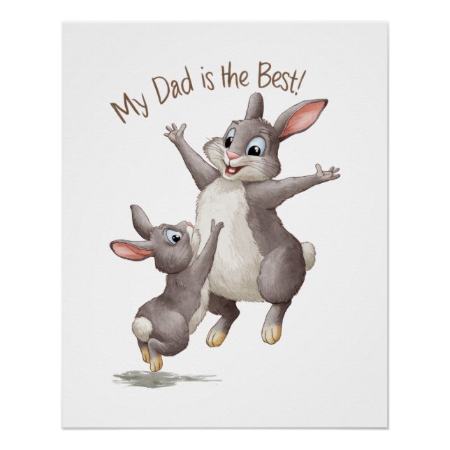 My Dad Is The Best Poster (Front)