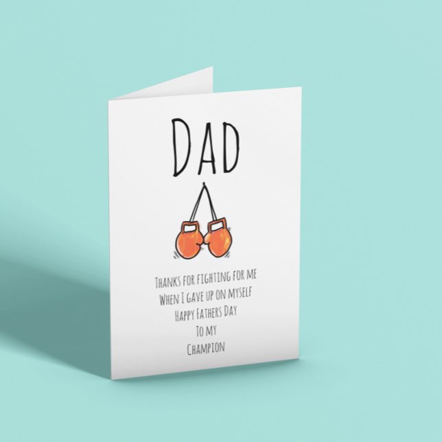 My Dad My Champion Fathers Day Card (Creator Uploaded)