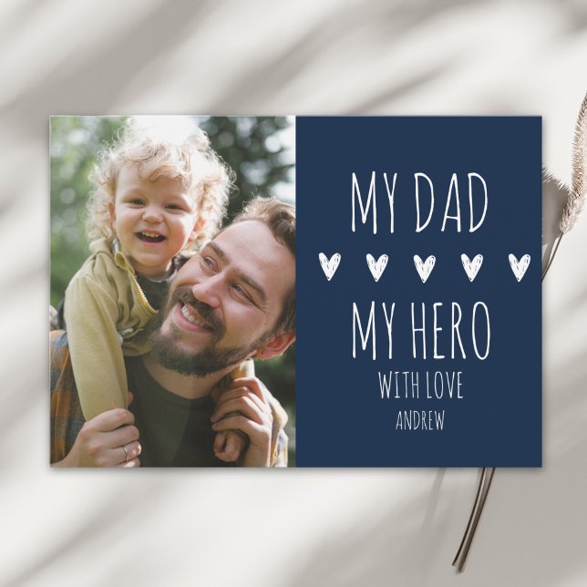 My Dad My Hero Scrip Photo Dad Announcement (Creator Uploaded)
