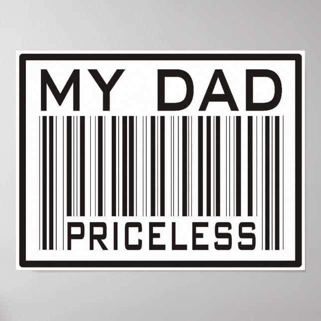 My Dad Priceless Poster (Front)
