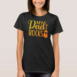 My Dad Rocks Guitar T-Shirt