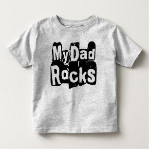 My Dad Rocks Toddler T-Shirt