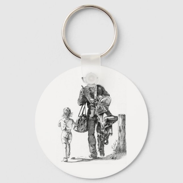 My Dad´s a Cowboy Key Ring (Front)