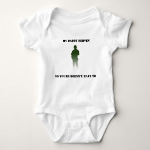 my daddy baby bodysuit