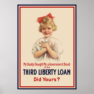 My Daddy Bought Me A Government Bond Poster