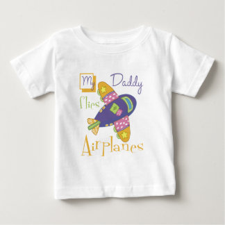 My Daddy Flies Aeroplanes Baby T-Shirt