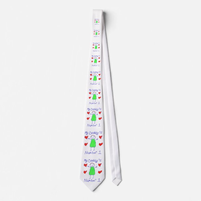My Daddy Is Number 1 Tie (Front)