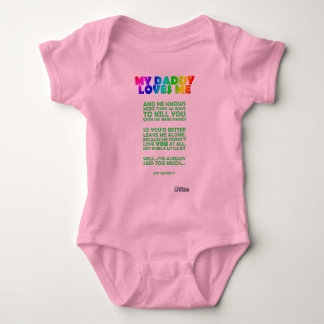 My Daddy Loves Me Baby Bodysuit