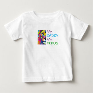 MY DADDY MY HERO TSHIRT FOR Little gir