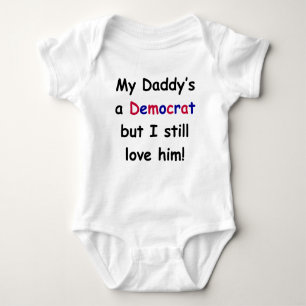 My Daddy's a Democrat Baby Bodysuit