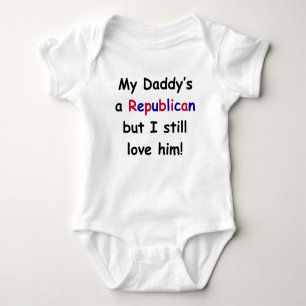 My Daddy's a Republican Baby Bodysuit