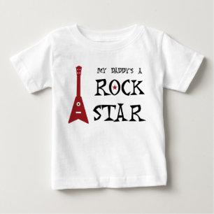 My Daddy's a Rock Star! Baby T-Shirt