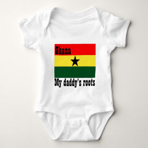 My daddy's roots ghana baby baby bodysuit