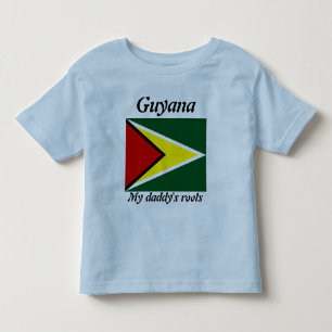 My daddy's roots guyana kids t-shirts