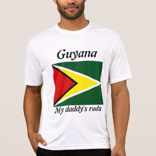 My daddy's roots guyana mens t-shirts
