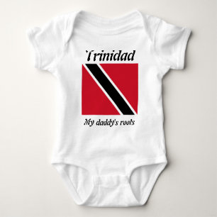 My daddy's roots trinidad kids t-shirts