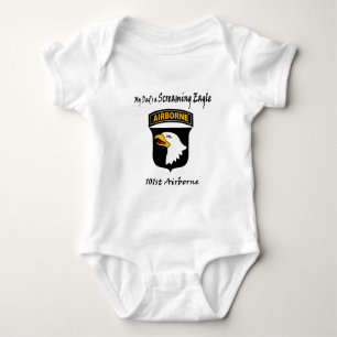 My Dad's A Screaming Eagle Baby Bodysuit