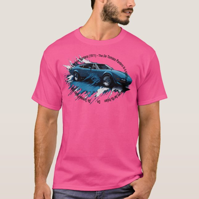 My Dad'S Car De Tomaso Pantera Car T-Shirt (Front)