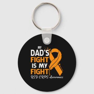 My Dad's Fight Is My Fight Rsd Crps Awareness Feat Key Ring