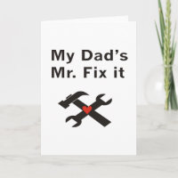 My Dad's Mr. Fix It