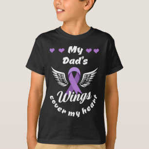 My Dad's Wings Cover My Heart Overdose Awareness T-Shirt