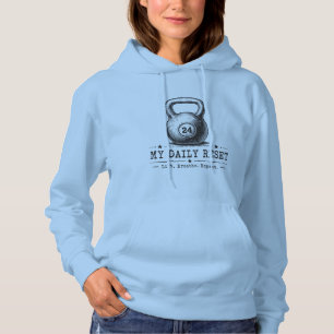 My Daily Reset   Lift Breathe Repeat Workout Hoodie