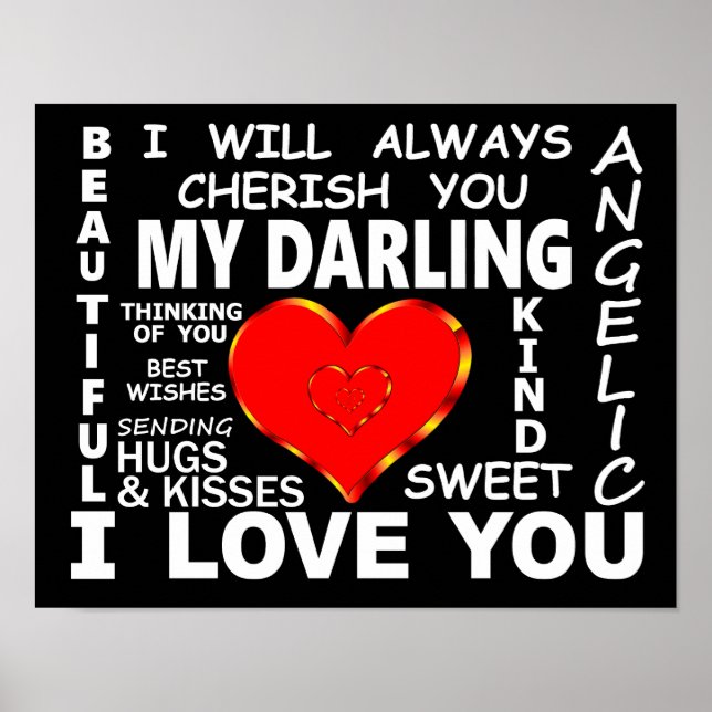 My Darling I Love You Poster (Front)