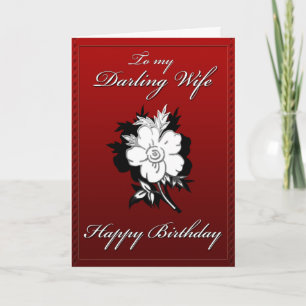 My Darling Wife Birthday card